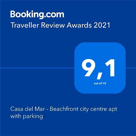 Apartmán Casa Del Mar - Beachfront City Centre Apt With Parking